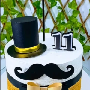 Topo Bigode com Cartola Luxo