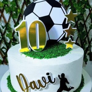 Topo de Bolo Futebol Luxo