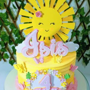 Topo de Bolo Sunshine Luxo
